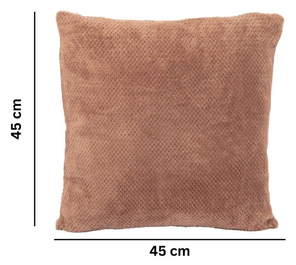 Декоративна възглавница от микроплюш 45x45 cm Pippa – Tiseco Home Studio