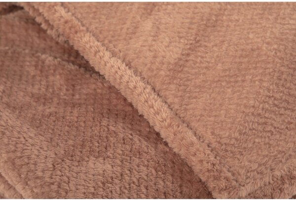 Кафяво одеяло от микроплюш 150x200 cm Pippa – Tiseco Home Studio