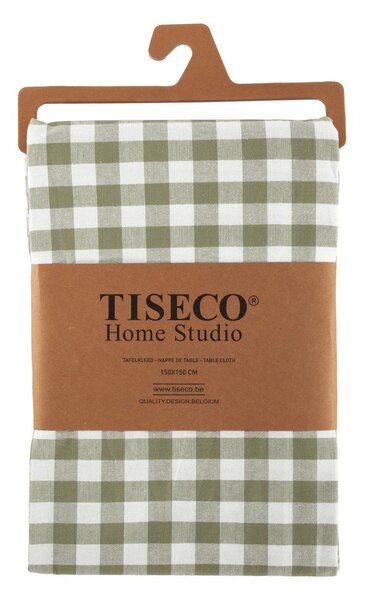 Памучна покривка за маса 150x150 cm Gingham – Tiseco Home Studio