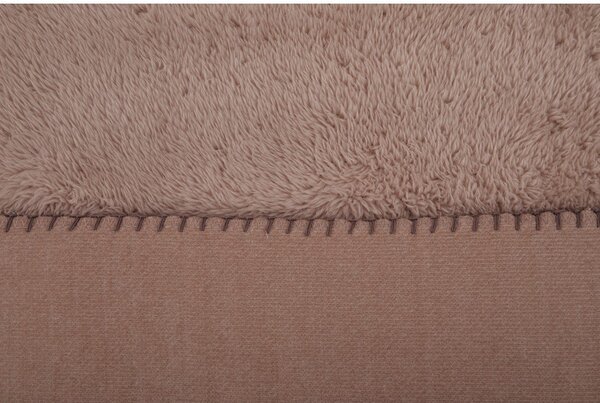 Кафяво одеяло от микроплюш 150x200 cm Tomo – Tiseco Home Studio