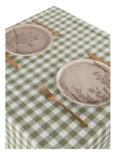 Памучна покривка за маса 150x150 cm Gingham – Tiseco Home Studio