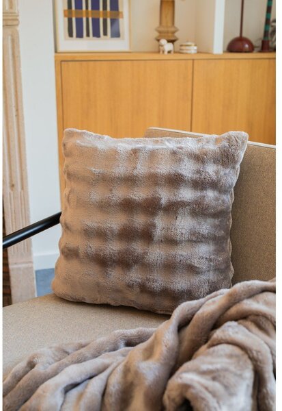 Кафяво-сиво одеяло от микроплюш 150x200 cm Wave – Tiseco Home Studio