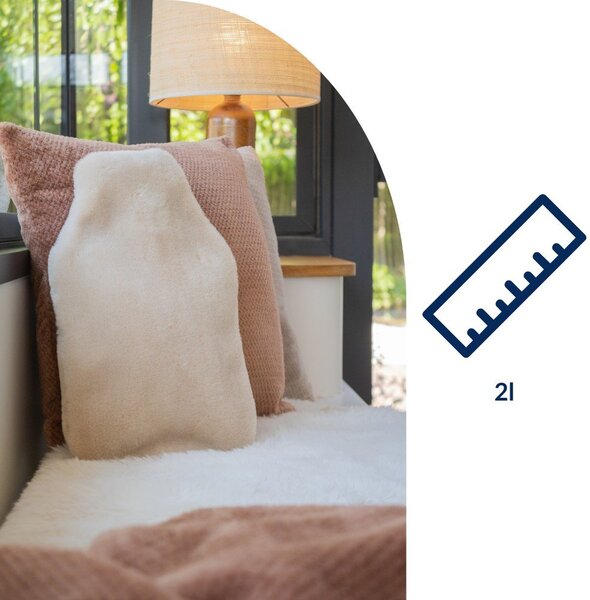 Бежов термофор от микроплюш 2 l Warmers – Tiseco Home Studio