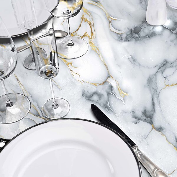 Покривка за маса ø 160 cm Marquina – douceur d'intérieur