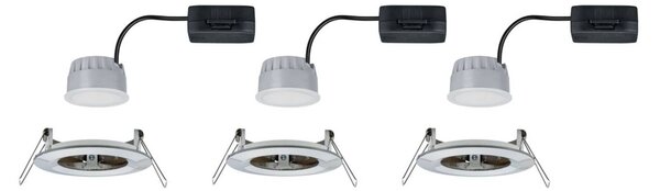 Paulmann LED прожектор за вграждане Nova Coin 3 iron round dimmable