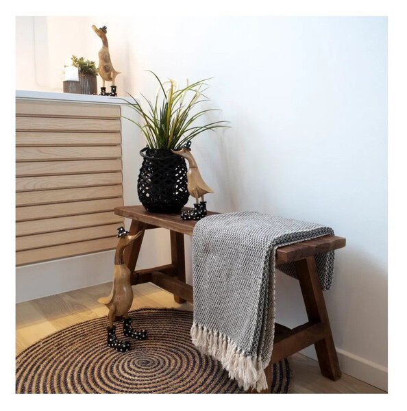 Кафява градинска пейка от масивно дърво Barcelona – House Nordic