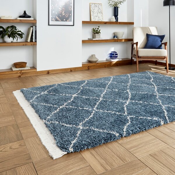 Син килим 80x150 cm Boho – Think Rugs