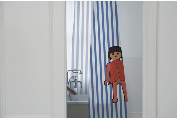 Завеса за душ 177x177 cm Stripes – Playmobil