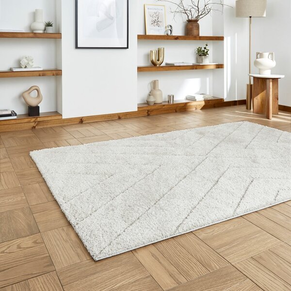 Светлосив килим 120x170 cm Ideal Shaggy – Think Rugs