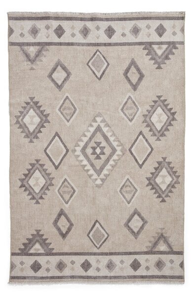 Бежова пътека със смес от памук подходяща за пране 60x170 cm Whisper – Think Rugs