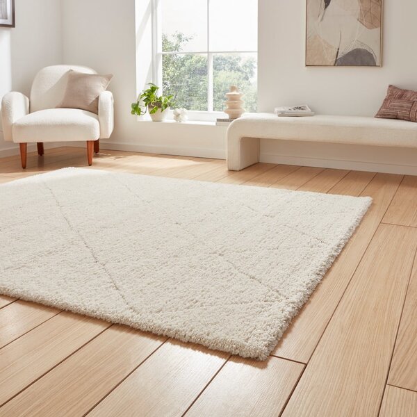 Кремав килим 120x170 cm Ideal Shaggy – Think Rugs