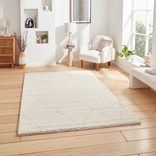 Кремав килим 120x170 cm Ideal Shaggy – Think Rugs