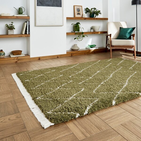 Зелен килим 80x150 cm Boho – Think Rugs