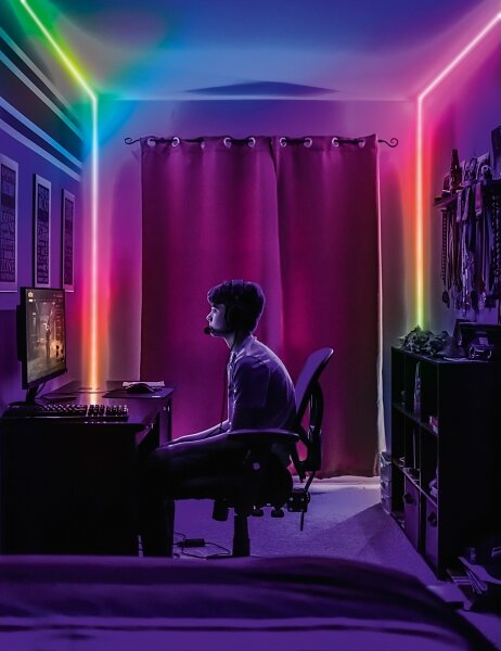 Osram - LED RGB димируема лента NEON FLEX 2m LED/4W/5V + дистанционно управление