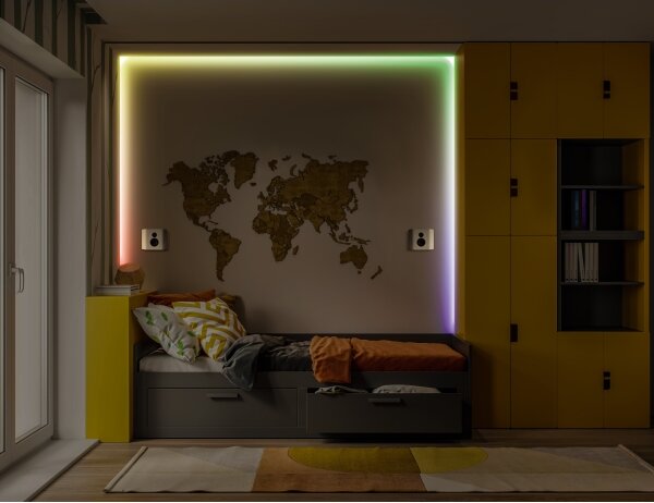 Osram - LED RGB димируема лента FLEX COB 5m LED/24W/230V + дистанционно управление