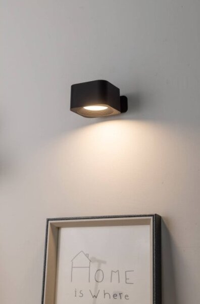 Eglo 74119 - LED димируема презареждаема сензорна стенна лампа MURAGLIE LED/5W/5V 2000 mAh черна