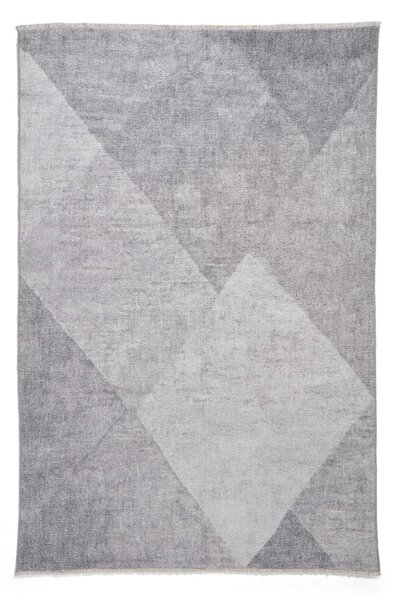 Светлосива пътека със смес от памук подходяща за пране 60x170 cm Whisper – Think Rugs