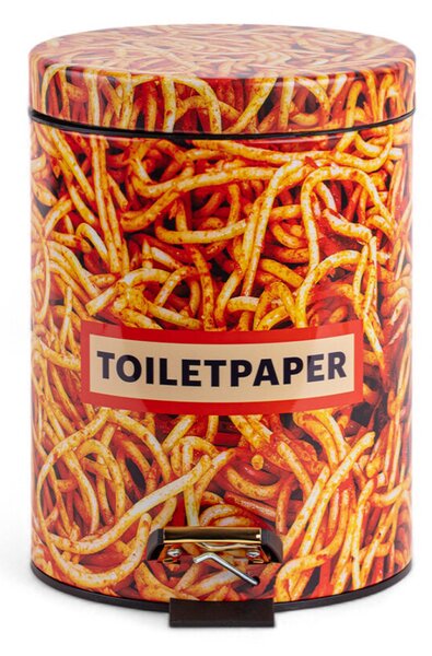 Seletti - Spaghetti Toiletpaper Home Dustbin Ø20,5xH27,5 Multicolor Seletti