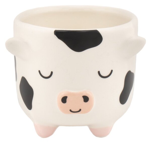 Керамично покритие за кашпа ø 7,5 cm Cow – Sass & Belle