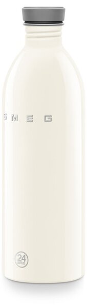 Бутилка Smeg Urban WBF02CR, 1 л, Херметично затваряне, Без ВРА, Неръждаема Стомана, Крем