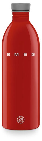 Бутилка Smeg Urban WBF02RD, 1 л, Херметично затваряне, Без ВРА, Неръждаема Стомана, Червена