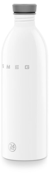 Бутилка Smeg Urban WBF02WH, 1 л, Херметично затваряне, Без ВРА, Неръждаема Стомана, Бял