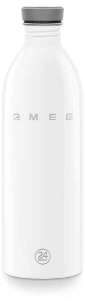 Бутилка Smeg Urban WBF02WH, 1 л, Херметично затваряне, Без ВРА, Неръждаема Стомана, Бял