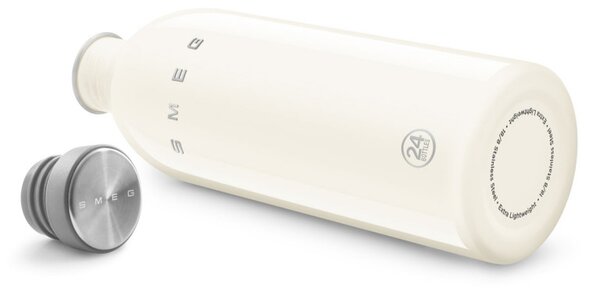 Бутилка Smeg Urban WBF02CR, 1 л, Херметично затваряне, Без ВРА, Неръждаема Стомана, Крем