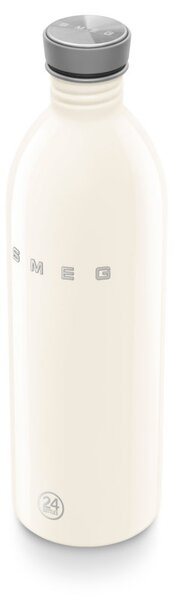 Бутилка Smeg Urban WBF02CR, 1 л, Херметично затваряне, Без ВРА, Неръждаема Стомана, Крем