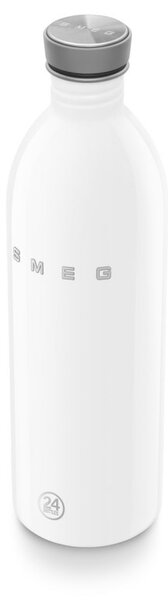 Бутилка Smeg Urban WBF02WH, 1 л, Херметично затваряне, Без ВРА, Неръждаема Стомана, Бял