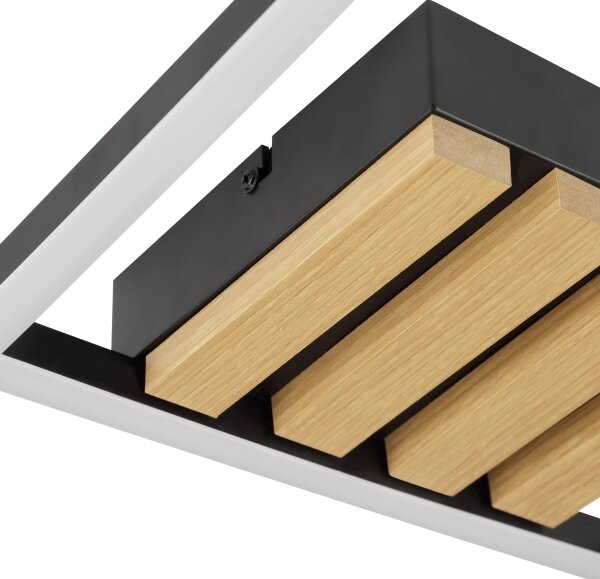 Brilliant - димируемо LED таванно осветително тяло CALMA LED/15W/230V черно