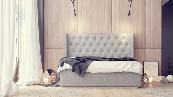 Тапицирано легло Divero Lux (120 х 200 см)