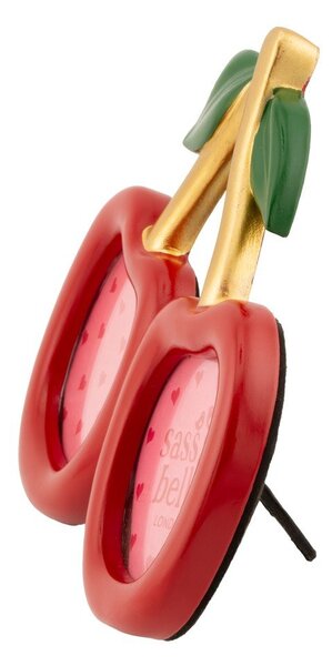 Червена стояща рамка от полирезин 17,5x15,5 cm Cherry – Sass & Belle
