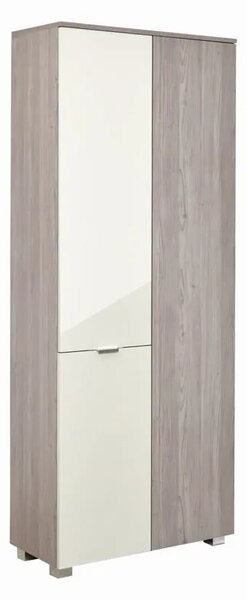 Гардероб двукрил Elegance Line (нордик + пясъчен гланц)
