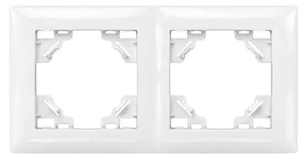 Двойна рамка за контакти OSTE JNH014-2F White