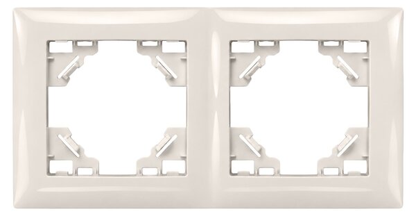 Двойна рамка за контакти OSTE JNH014-2F Beige