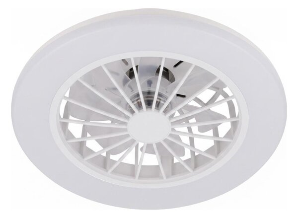 Brilo - LED димируем таванен вентилатор PAFO LED/24W/230V 3000-6500K бял+ДУ