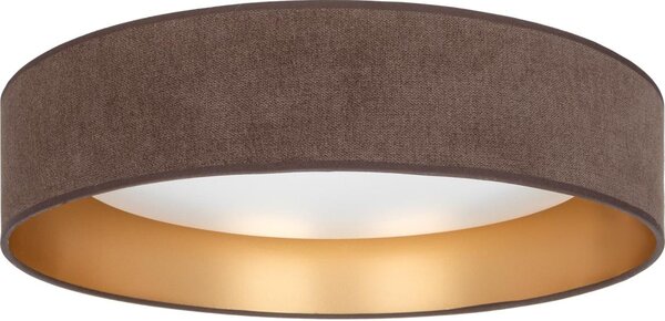 Brilagi-LED Таванно осветително тяло VELVET SIMPLE LED/24W/230V 3000K Ø 45 см кафяво/златно