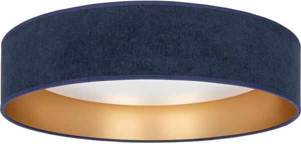 Brilagi-LED Таванно осветително тяло VELVET SIMPLE LED/24W/230V 4000K Ø 45 см синьо/златисто