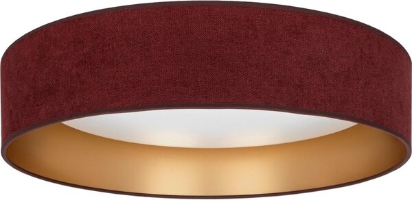 Brilagi-LED димируемо осветително тяло VEL. SM. ST. 24W/230V 3000-6000K Ø 45 см бордо/златисто WT+DO
