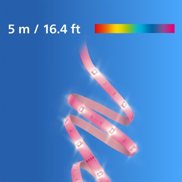 Philips - димируема RGB LED лента SMART STRIP 5m LED/7W/230V 2200-6500K Wi-Fi