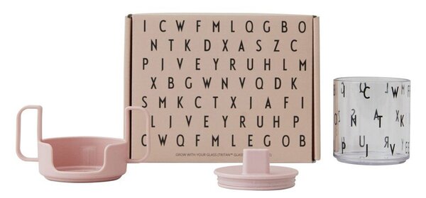 Розова бебешка чаша Grow With Your Cup Grow with Your Cup - Design Letters