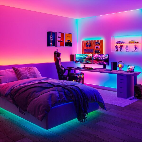 Philips - LED RGBIC димируема лента SMART STRIP 10m LED/43W/230V 2700/6500K Wi-Fi