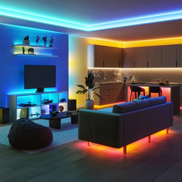 Philips - LED RGBIC димируема лента SMART STRIP 10m LED/43W/230V 2700/6500K Wi-Fi