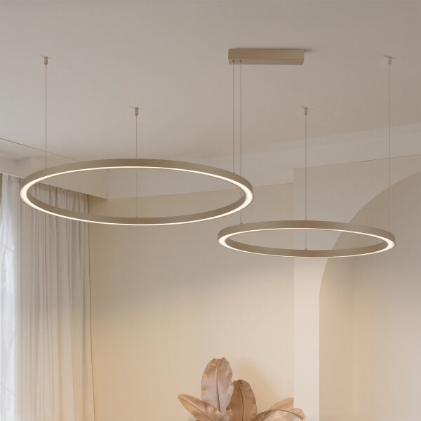 Brilagi - LED димируем полилей на кабел PORTOFINO LED/98W/230V бежов + дистанционно управление
