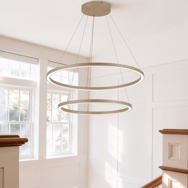 Brilagi - LED димируем полилей на кабел PORTOFINO LED/98W/230V pr. 80 cm бежов + дистанционно управление