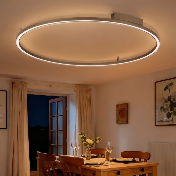 Brilagi - Димируемо LED осветително тяло PORTOFINO LED/85W/230V Ø 120 см бежово + ДУ