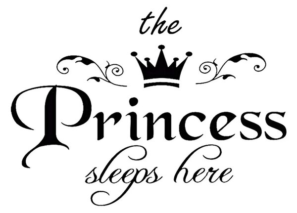 Детско легло ANNA с принт (140 х 70 см, princess)