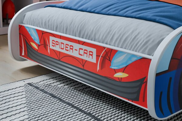 Детско легло AUTO 4х4 с матрак (spider, 140 х 70 см)