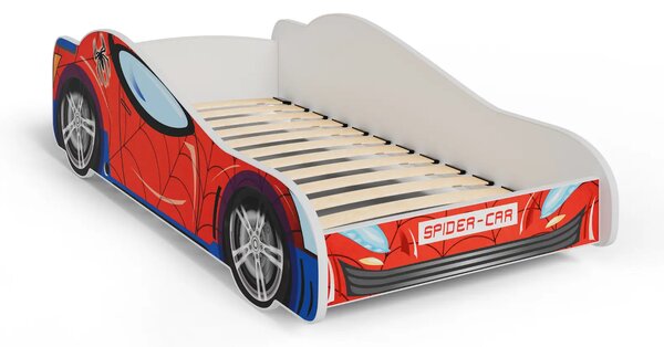 Детско легло AUTO 4х4 с матрак (spider, 140 х 70 см)